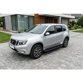 Sidetrin Tayga Black (2 stk., aluminium) foto 1