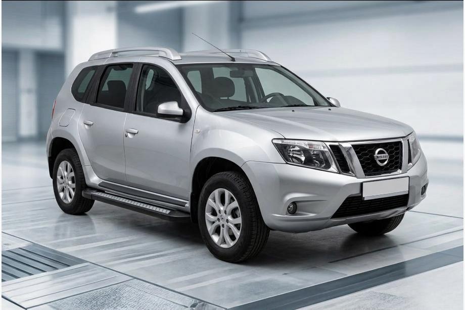 Nissan Terrano 2014– Sidetrin Vision New Black (2 stk., aluminium) Image