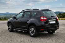 Nissan Terrano 2014– Bosphorus Grey sidetrin (2 stk., aluminium) foto 1