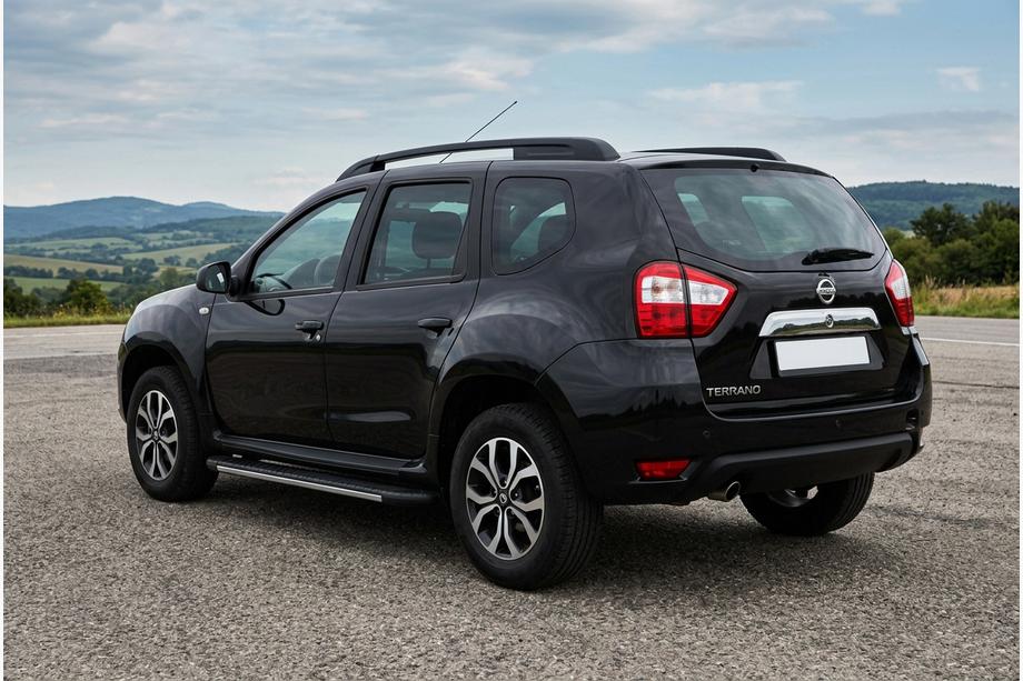 Nissan Terrano 2014– Bosphorus Grey sidetrin (2 stk., aluminium) Image