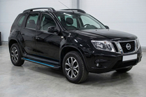 Nissan Terrano 2014– Maya Blue sidetrin (2 stk., aluminium) foto 1