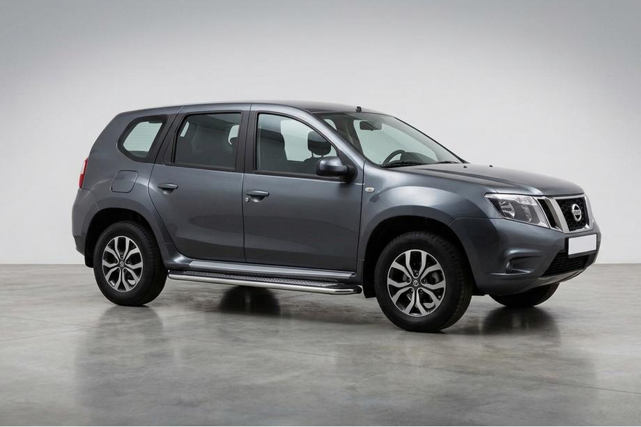 Nissan Terrano 2014– Sidetrin Maydos V2 (2 stk., aluminium/rustfrit stål) Image