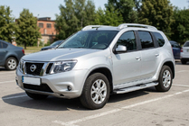 Nissan Terrano 2014– Mevsim Grey sidetrin (2 stk., aluminium) foto 1