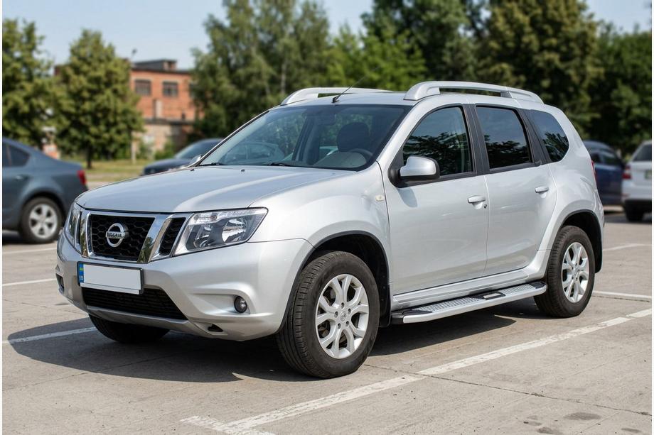Nissan Terrano 2014– Mevsim Grey sidetrin (2 stk., aluminium) Image