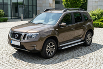 Nissan Terrano 2014– Sidetrin Shining V1 (2 stk., aluminium) foto 1