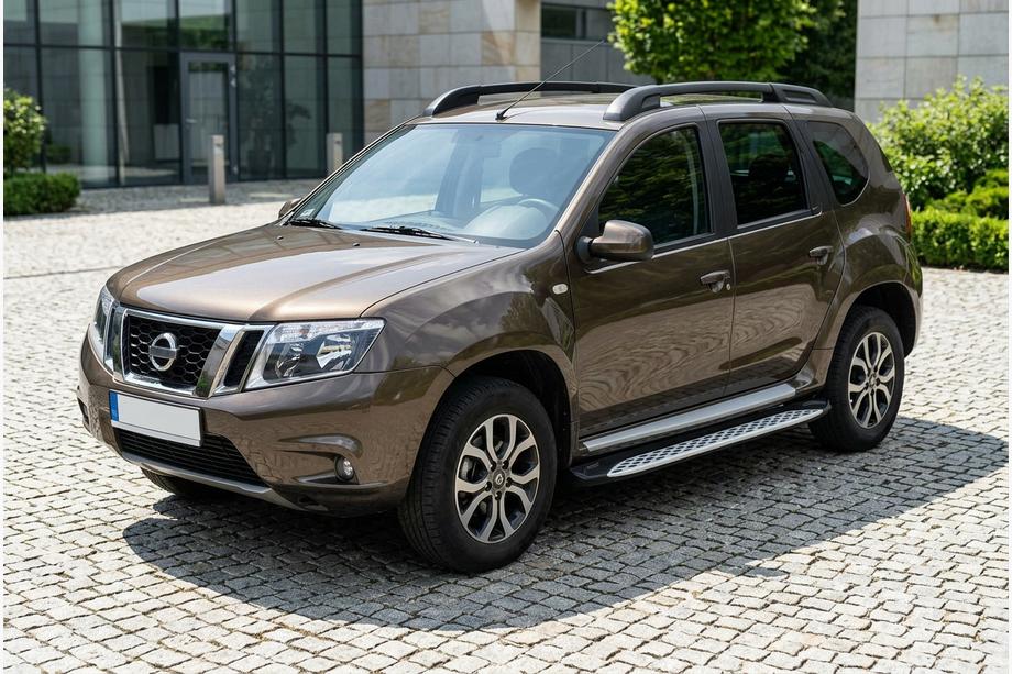 Nissan Terrano 2014– Sidetrin Shining V1 (2 stk., aluminium) Image