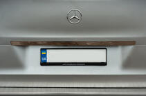 Mercedes Vito/V-klasse W447 2014– Bred liste over nummerpladen (rustfrit stål) foto 1