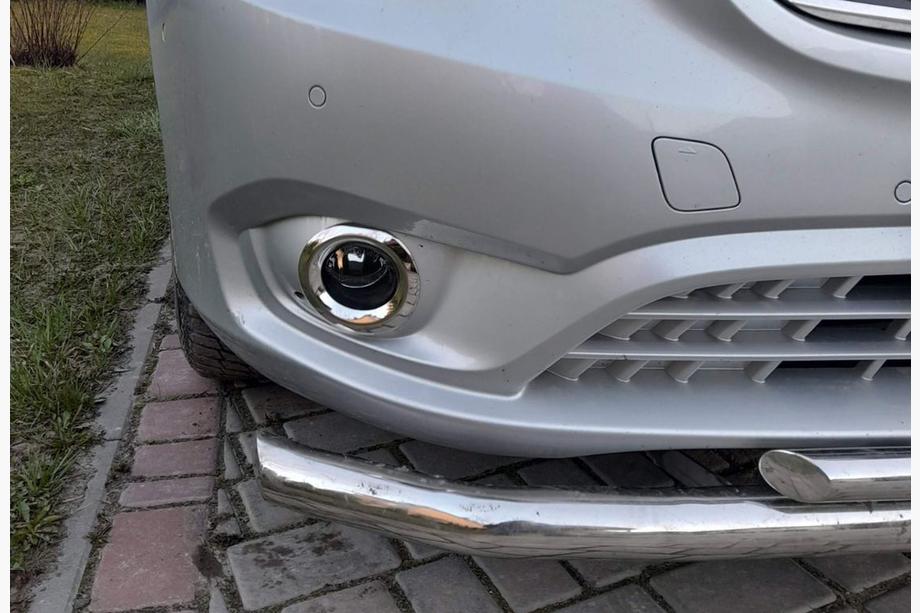Mercedes Vito/V-klasse W447 2014– Rustfri stål rammer til tågelygter (2 stk.) Image