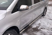 Mercedes Vito/V-klasse W447 2014– Krom spejlkapper – spejldel (2 stk.) Carmos - Tyrkisk stål foto 5