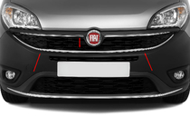 Fiat Doblo II 2010–2022 Liste omkring nederste kølergrill (2015↗, rustfrit stål) foto 1