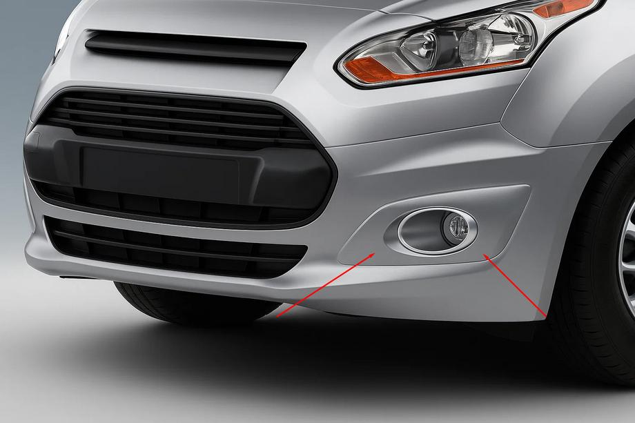 Ford Connect 2014–2021 Rustfri stål rammer til tågelygter (2 stk.) Image