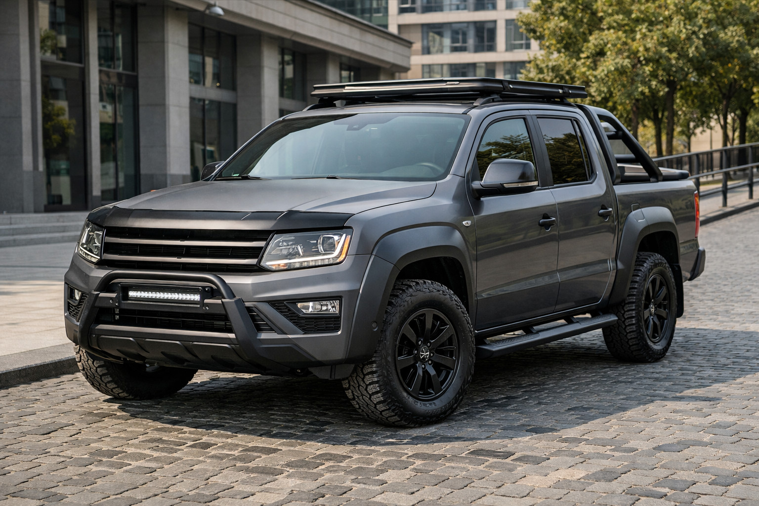 Startopgradering af Volkswagen Amarok til byen uden billigt blær