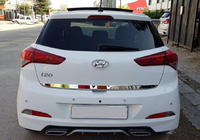 Hyundai I-20 2014–2020 Bagklapliste 2014-2018 (rustfrit stål) foto 1
