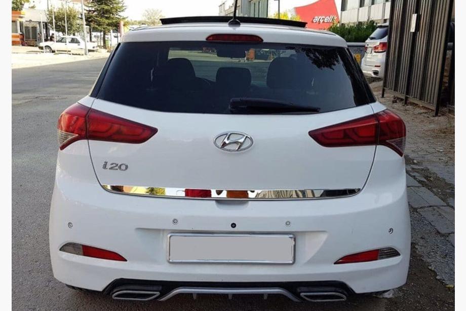 Hyundai I-20 2014–2020 Bagklapliste 2014-2018 (rustfrit stål) Image