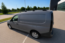 Volkswagen Caddy 2020– Sorte tagrælinger (tyrkisk design) Standard, metalfødder foto 2