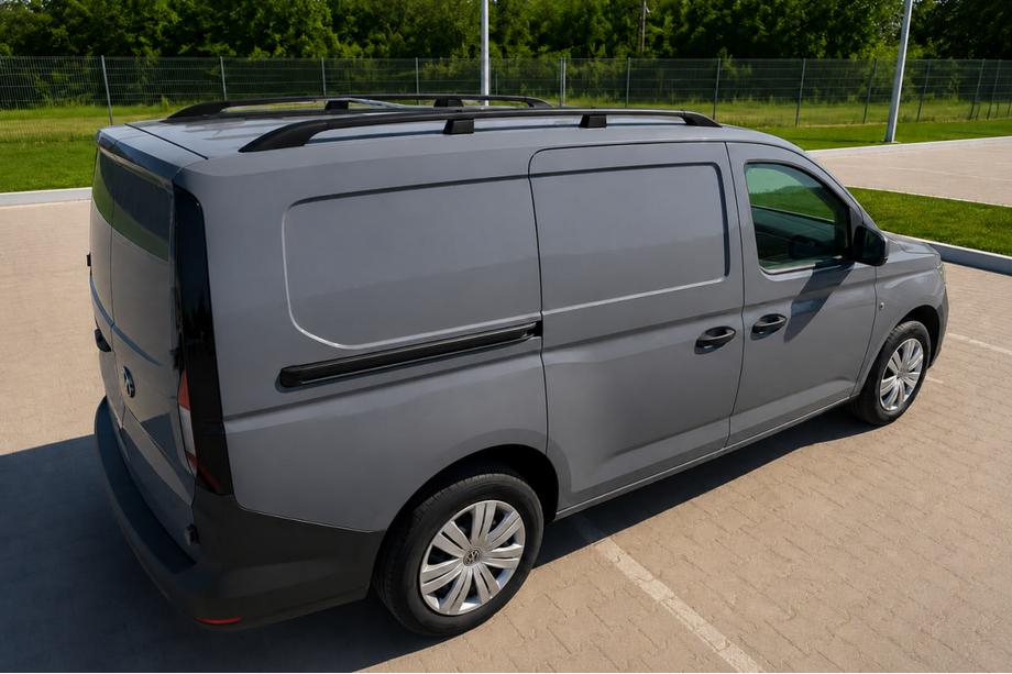 Volkswagen Caddy 2020– Sorte tagrælinger (tyrkisk design) Standard, metalfødder Image