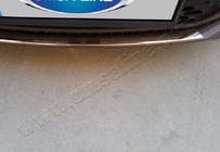 Hyundai I-20 2014–2020 Kromafdækning til kofangergrill 2014-2018 (rustfrit stål) foto 4