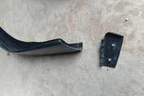 Honda Civic 1995–2001 Udsalg Front læbespoiler DPT V-2 (blank sort) foto 2