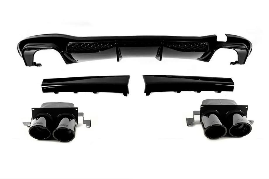 Mercedes S-class W223 2020– BRB bagdiffusor med udstødningstipper Image