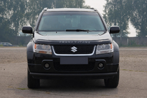Suzuki Grand Vitara 2005–2017 Forreste beskyttelsesbøjle ST008 Black (rustfrit stål) foto 2