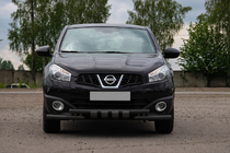 Nissan Qashqai 2010–2014 Frontbeskyttelsesbøjle ST009-15 Black (rustfri stål) foto 2