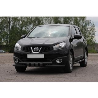 Frontbeskyttelsesbøjle ST009-15 Black (rustfri stål) Nissan Qashqai 2010–2014 foto 1
