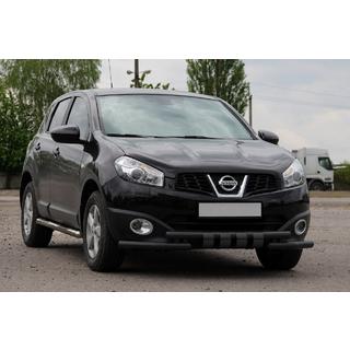 Frontbeskyttelsesbøjle ST009-15 Black (rustfri stål) Nissan Qashqai 2010–2014 foto 3