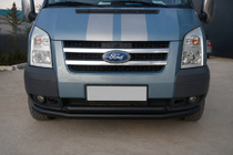 Ford Transit 2000–2014 Frontbøjle ST014 Black (2006-2014, rustfrit stål) foto 2
