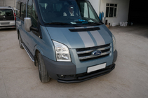 Ford Transit 2000–2014 Frontbøjle ST014 Black (2006-2014, rustfrit stål) foto 3