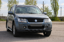 Suzuki Grand Vitara 2005–2017 Frontbøjle ST015 Black (rustfrit stål) foto 2