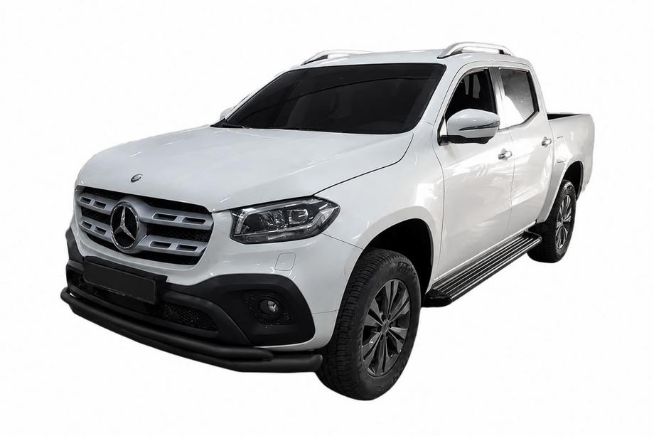 Mercedes X class 2017–2020 Frontbøjle ST017 Black (rustfri stål, 60 mm) Image
