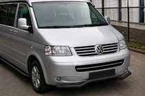 Volkswagen T5 Caravelle 2004–2010 Frontbøjle Wave ST007 Black (rustfrit stål) foto 1