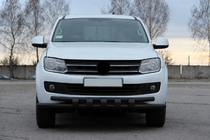 Volkswagen Amarok 2010–2022 Frontbøjle F3-08.7 Black (rustfri) foto 3