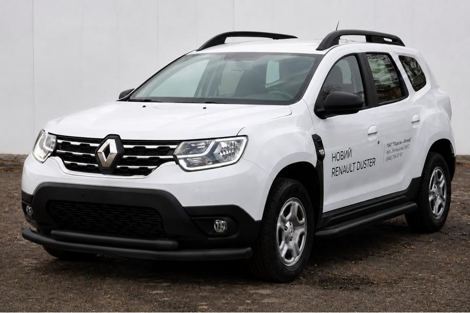 Dacia Duster 2018–2024 Frontbøjle F3-10 Black (rustfrit stål) Image