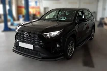 Toyota Rav 4 2019–2025 Frontbøjle F3-10 Black (rustfrit stål) foto 2