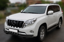 Toyota Land Cruiser Prado 150 2009–2023 Frontbøjle F3-31 Black (rustfrit stål) foto 1