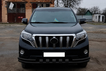 Toyota Land Cruiser Prado 150 2009–2023 Frontbøjle F3-31 Black (rustfrit stål) foto 2