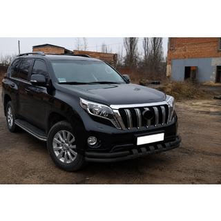 Frontbøjle F3-31 Black (rustfrit stål) Toyota Land Cruiser Prado 150 2009–2023 foto 3