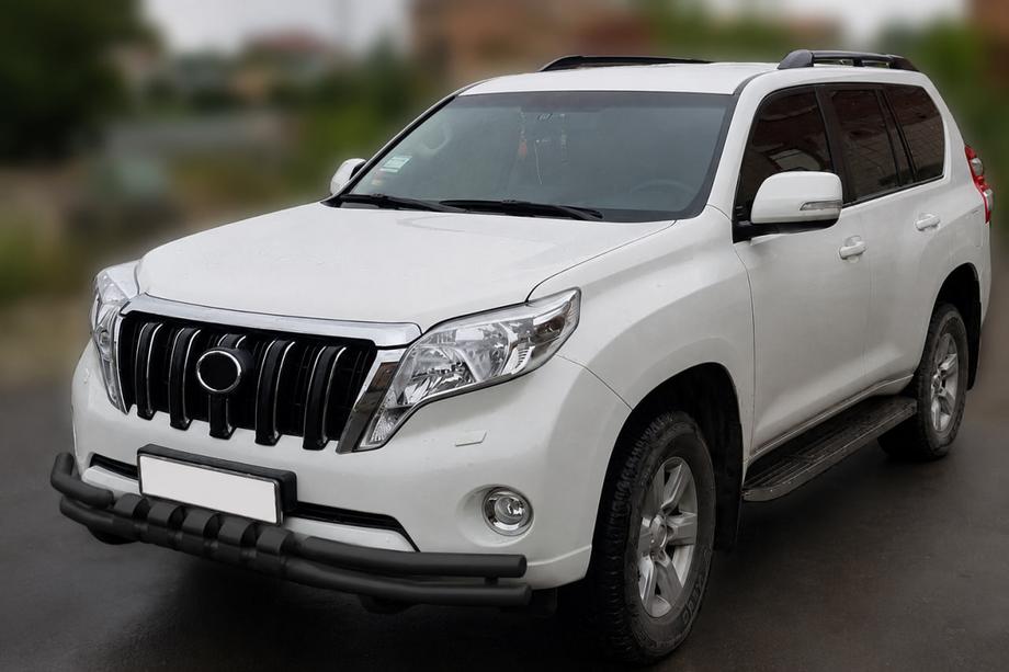 Toyota Land Cruiser Prado 150 2009–2023 Frontbøjle F3-31 Black (rustfrit stål) Image
