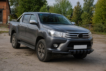 Toyota Hilux 2015– Frontbøjle F3-34 Black (rustfrit stål) foto 2
