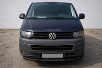 Volkswagen T5 2010–2015 Frontbøjle F3-42 Black (rustfrit stål) foto 1