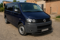 Volkswagen T5 2010–2015 Frontbøjle F3-42 Black (rustfrit stål) foto 3