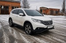 Honda CRV 2012–2016 Frontbøjle ST007 Black (rustfri stål) foto 2