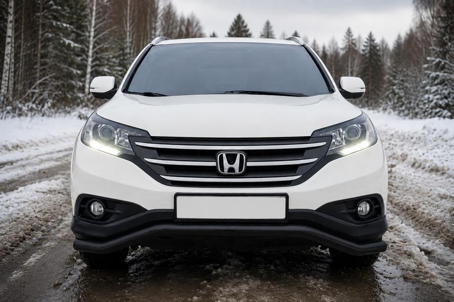 Honda CRV 2012–2016 Frontbøjle ST007 Black (rustfri stål) Image
