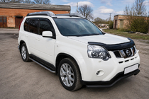 Nissan X-trail T31 2007–2014 Frontbøjle ST007 Black (rustfrit stål) foto 1