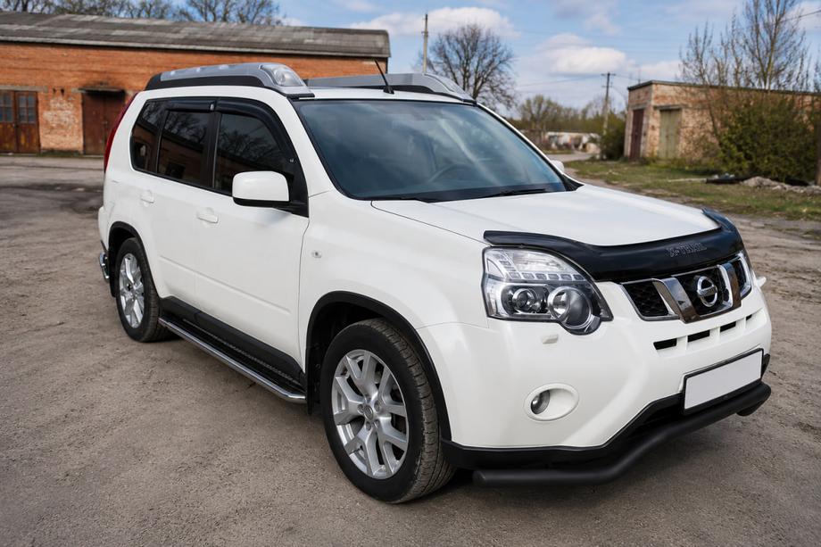 Nissan X-trail T31 2007–2014 Frontbøjle ST007 Black (rustfrit stål) Image