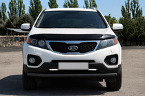 Kia Sorento II XM 2009–2014 Frontbøjle ST008 Black (2010-2013, rustfrit stål) foto 1