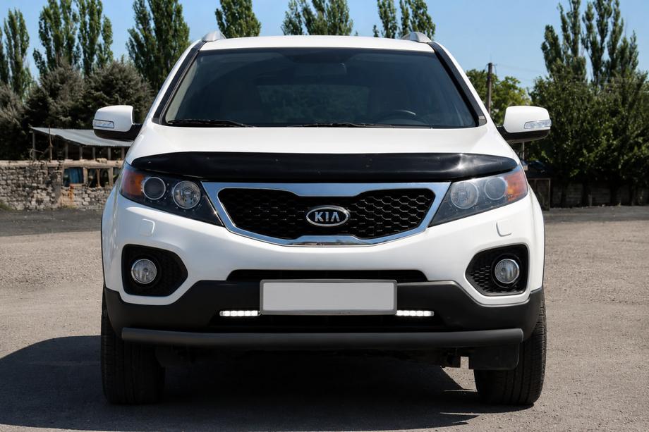 Kia Sorento II XM 2009–2014 Frontbøjle ST008 Black (2010-2013, rustfrit stål) Image