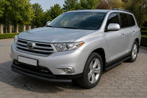 Toyota Highlander 2008–2013 Frontbøjle ST008 Black (2010-2013, rustfrit stål) foto 1