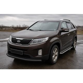 Frontbøjle ST008 Black (2013-2015, rustfrit stål) Kia Sorento II XM 2009–2014 foto 1